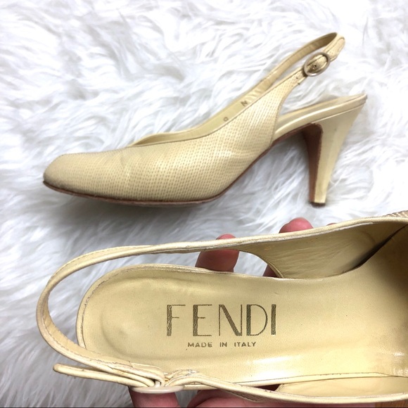 Fendi Shoes - Fendi | Vintage Slingback Pumps 8